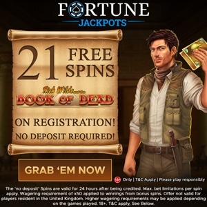 Fortune Jackpots 21 Free Spins No Deposit New Slot Sites